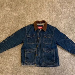 90’s Unisex Wrangler Jacket- Denim & Sherpa